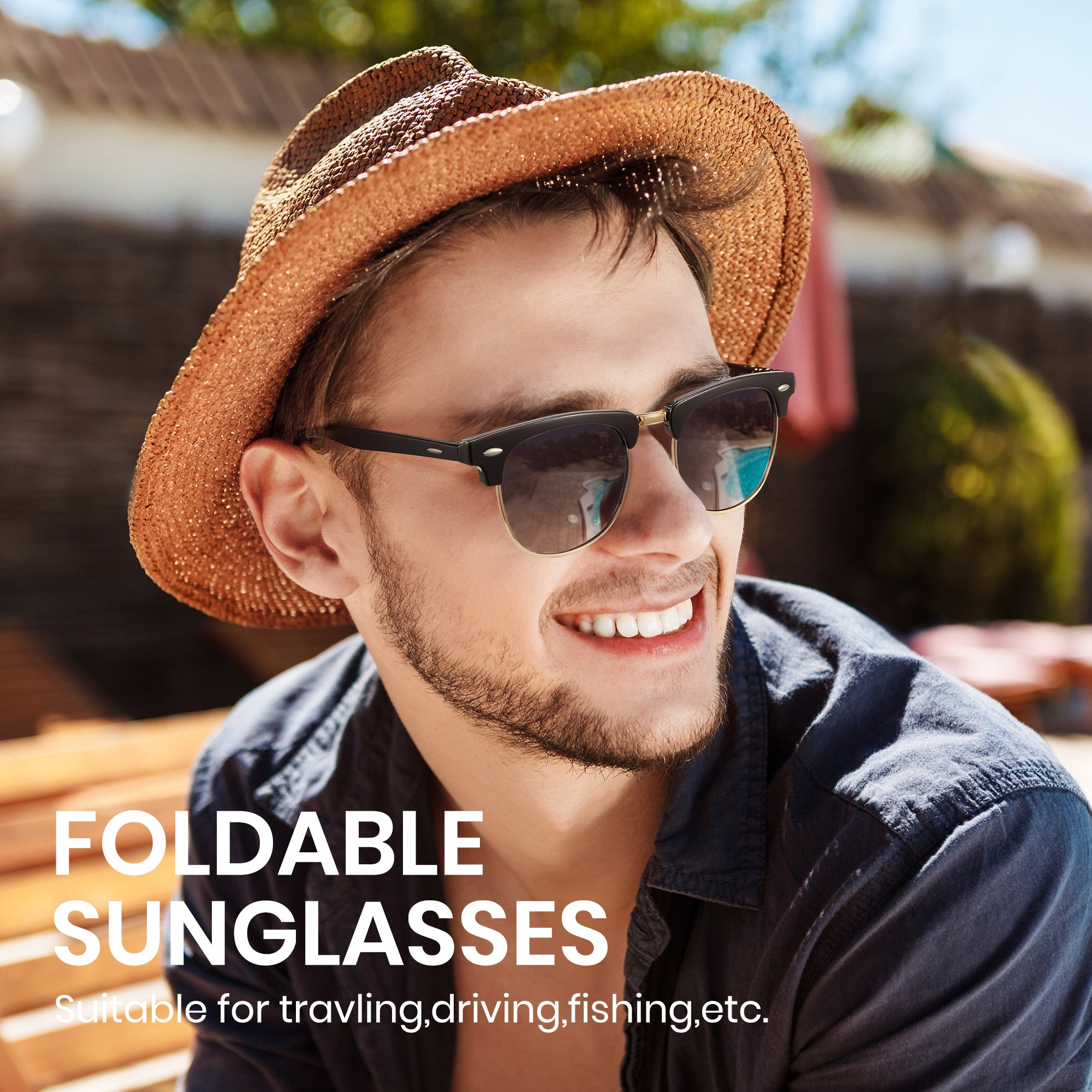 Folding Polarized Sunglasses 1015