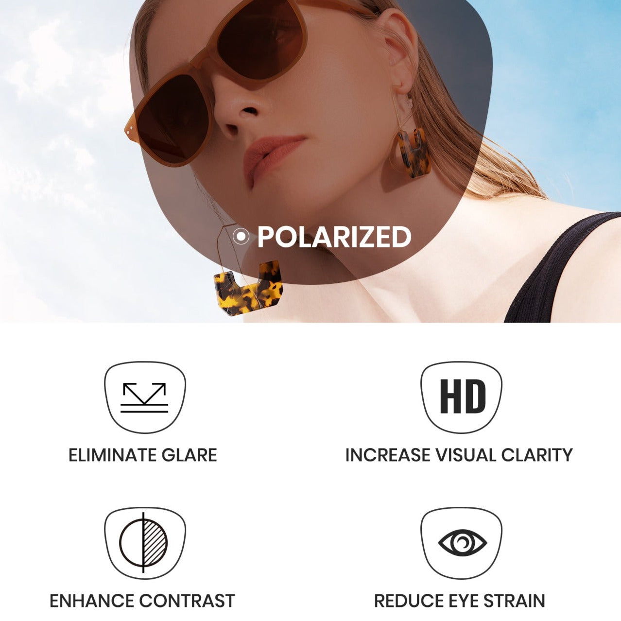 Polarized Folding Sunglasses 1019