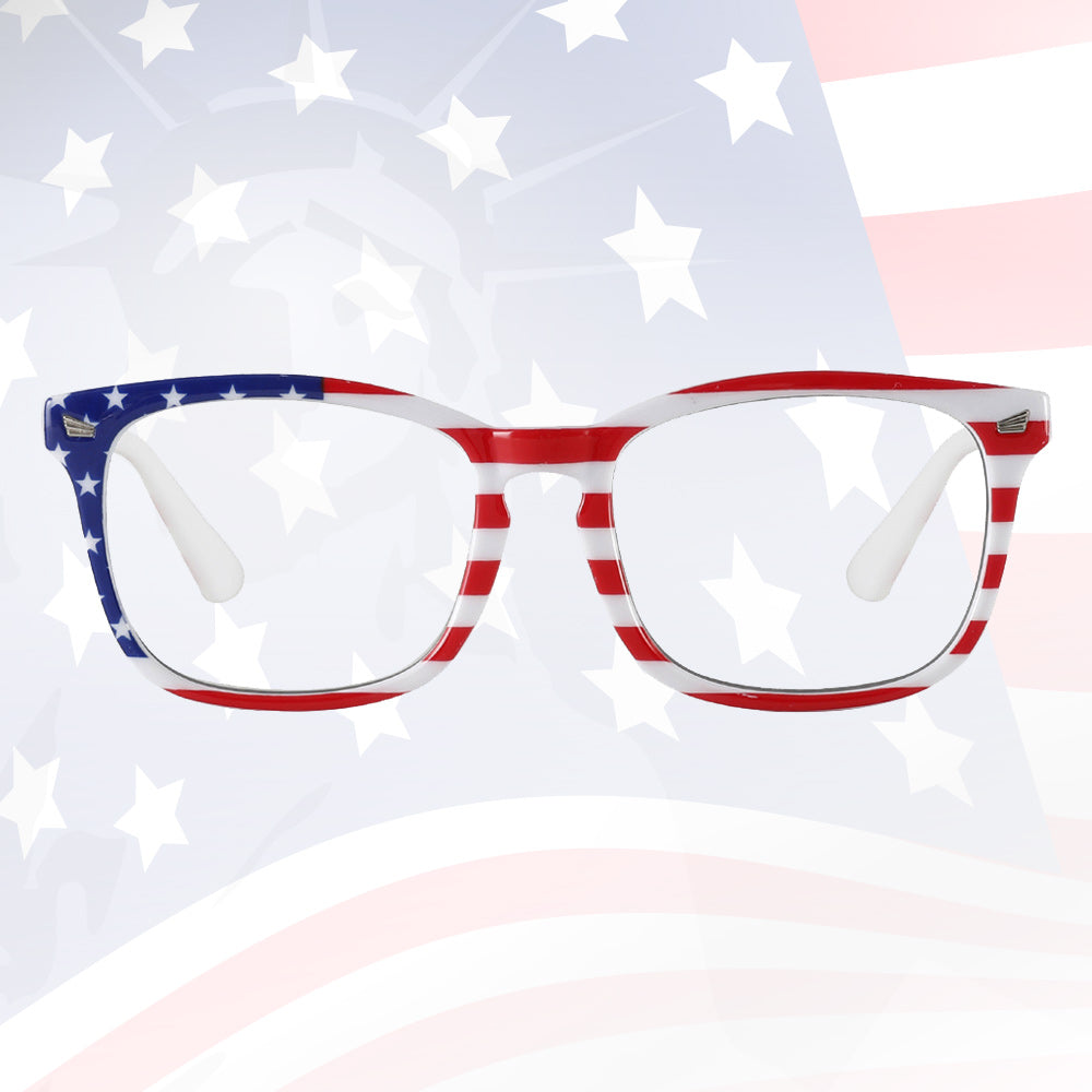 US Flag Blue Light Filter Computer Glasses Wing Computer Glasses cyxus
