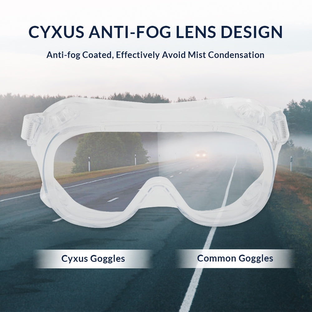 Anti-Fog Anti Virus Medical Goggles Safety Glasses cyxus